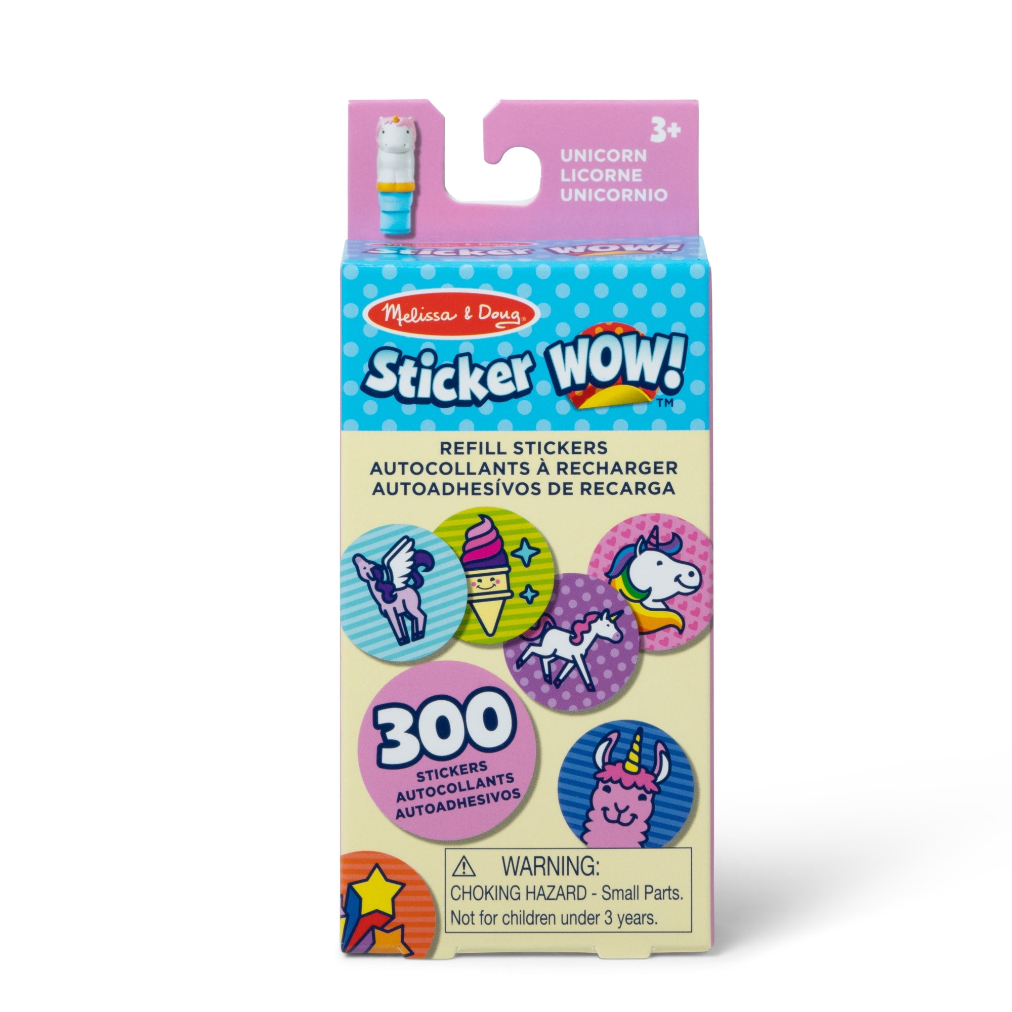 Sticker WOW!® Refill Stickers – Unicorn | Melissa & Doug